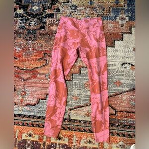 Womens Marbled Floral Pact Purefit Pocket Legging - Medium